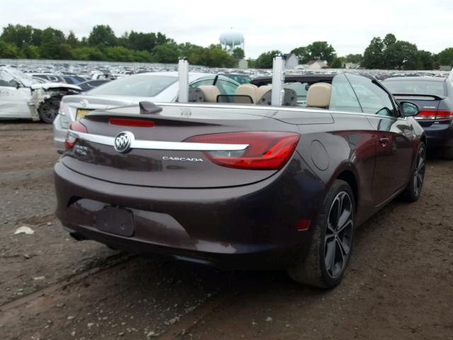 W04WT3N5XGG114719 - 2016 BUICK CASCADA PR BURGUNDY photo 4