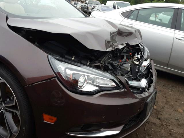 W04WT3N5XGG114719 - 2016 BUICK CASCADA PR BURGUNDY photo 9