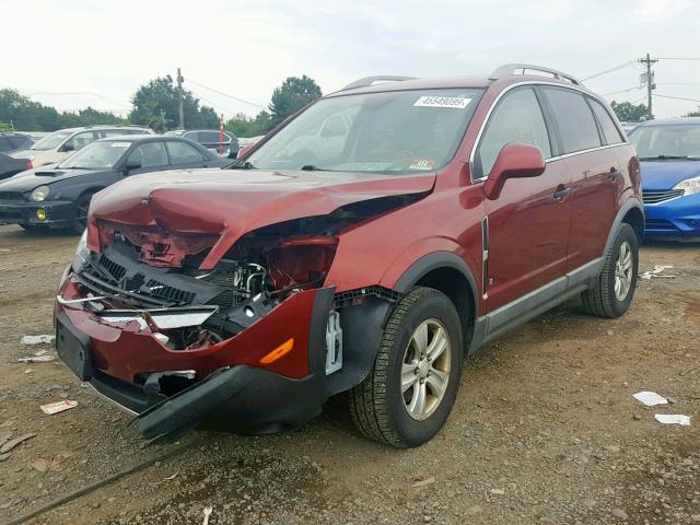 3GSDL43N29S565562 - 2009 SATURN VUE XE RED photo 2