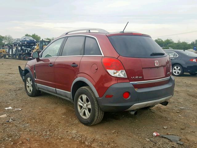 3GSDL43N29S565562 - 2009 SATURN VUE XE RED photo 3