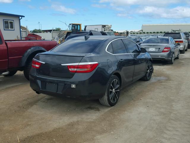 1G4PW5SK5G4178414 - 2016 BUICK VERANO SPO GRAY photo 4