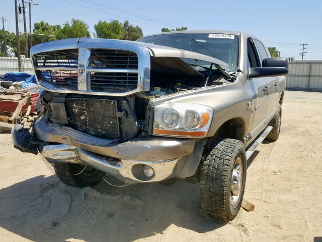 3D7LX39C96G160895 - 2006 DODGE RAM 3500 BROWN photo 2