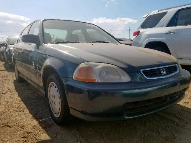 JHMEJ6520VS035213 - 1997 HONDA CIVIC DX GREEN photo 1