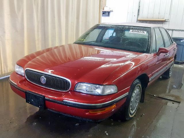 1G4HP52KXVH556394 - 1997 BUICK LESABRE CU BURGUNDY photo 2