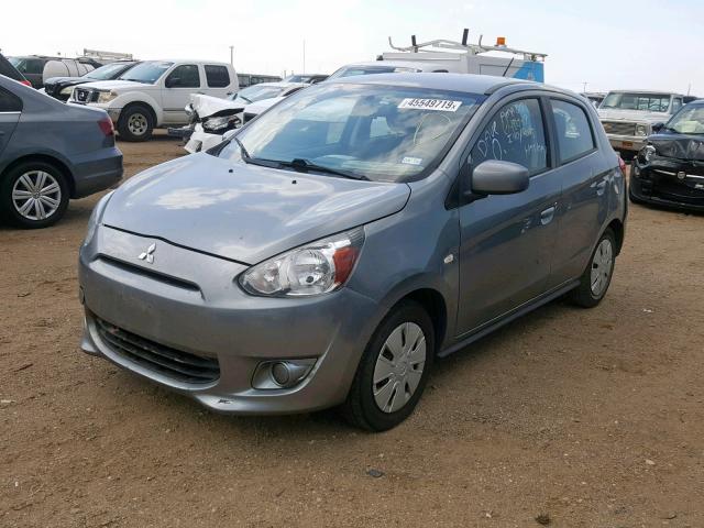 ML32A3HJ6FH041900 - 2015 MITSUBISHI MIRAGE DE CHARCOAL photo 2