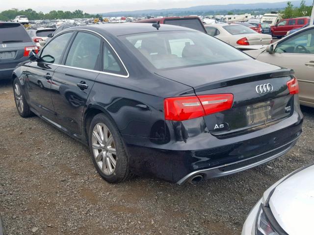 WAUJGAFC1CN178219 - 2012 AUDI A6 PRESTIG BLACK photo 3