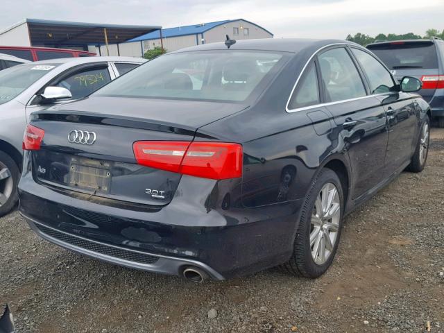 WAUJGAFC1CN178219 - 2012 AUDI A6 PRESTIG BLACK photo 4