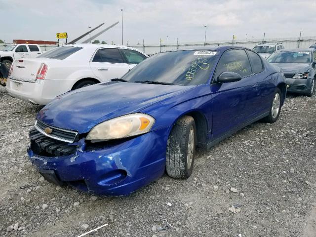 2G1WK151369295131 - 2006 CHEVROLET MONTE CARL BLUE photo 2