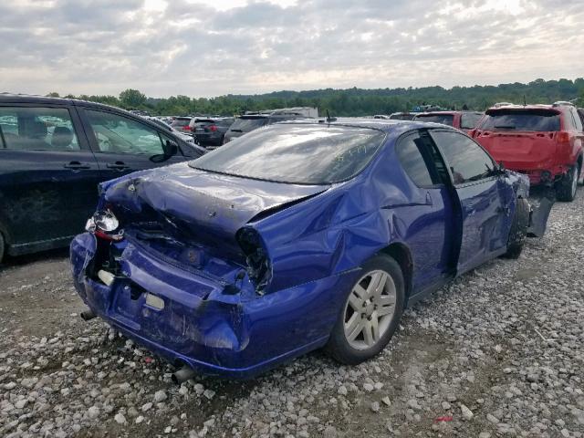 2G1WK151369295131 - 2006 CHEVROLET MONTE CARL BLUE photo 4