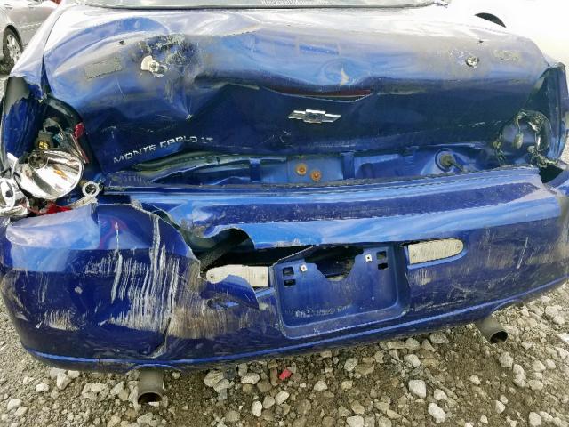 2G1WK151369295131 - 2006 CHEVROLET MONTE CARL BLUE photo 9