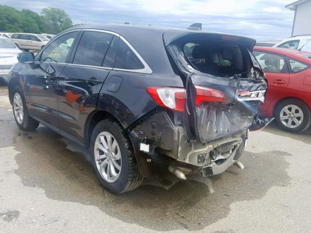 5J8TB4H55GL009060 - 2016 ACURA RDX TECHNO CHARCOAL photo 3