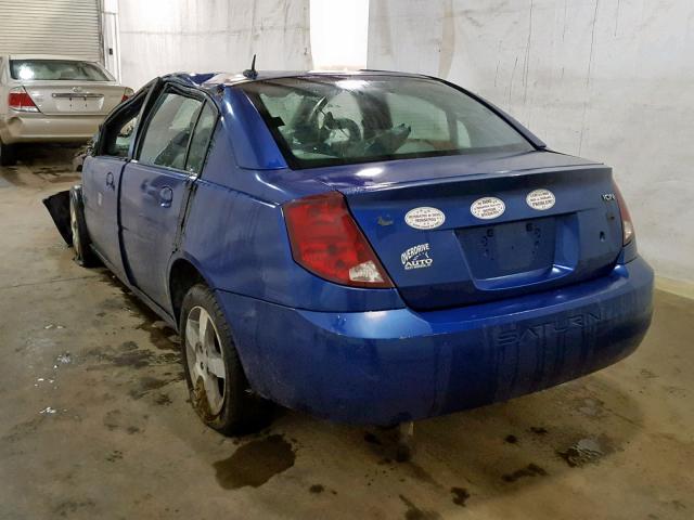 1G8AK55F36Z127882 - 2006 SATURN ION LEVEL BLUE photo 3