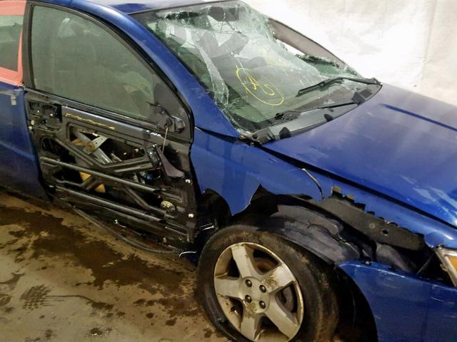 1G8AK55F36Z127882 - 2006 SATURN ION LEVEL BLUE photo 9
