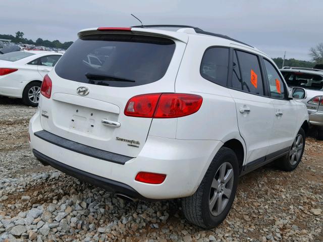 5NMSH13E27H086260 - 2007 HYUNDAI SANTA FE S WHITE photo 4