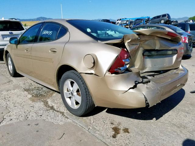 2G2WP522651128891 - 2005 PONTIAC GRAND PRIX GOLD photo 3