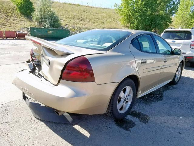 2G2WP522651128891 - 2005 PONTIAC GRAND PRIX GOLD photo 4