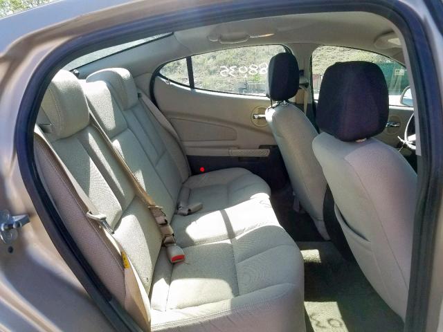 2G2WP522651128891 - 2005 PONTIAC GRAND PRIX GOLD photo 6