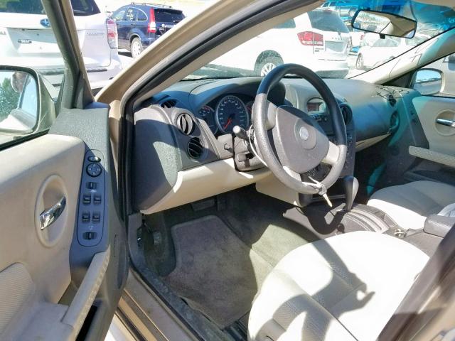 2G2WP522651128891 - 2005 PONTIAC GRAND PRIX GOLD photo 9