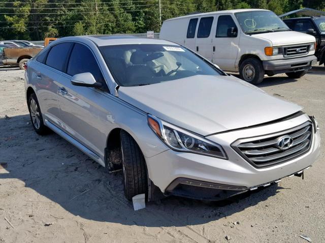 5NPE34AF9HH475670 - 2017 HYUNDAI SONATA SPO SILVER photo 1