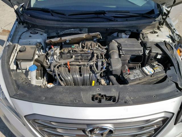 5NPE34AF9HH475670 - 2017 HYUNDAI SONATA SPO SILVER photo 7