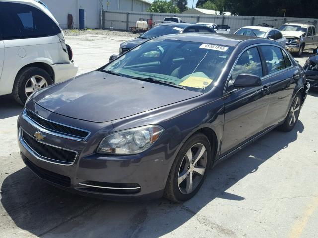 1G1ZC5E14BF207447 - 2011 CHEVROLET MALIBU 1LT GRAY photo 2