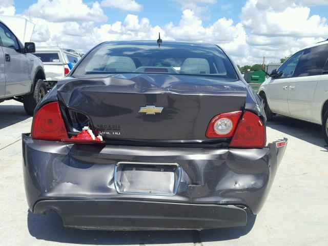 1G1ZC5E14BF207447 - 2011 CHEVROLET MALIBU 1LT GRAY photo 9