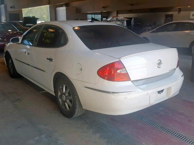 2G4WD582481133714 - 2008 BUICK LACROSSE C WHITE photo 3