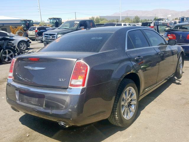 2C3CCAAG9EH164974 - 2014 CHRYSLER 300 CHARCOAL photo 4