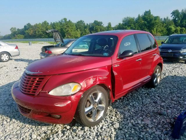 3C8FY78G83T521616 - 2003 CHRYSLER PT CRUISER RED photo 2