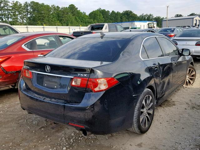 JH4CU2F6XDC004407 - 2013 ACURA TSX TECH BLACK photo 4