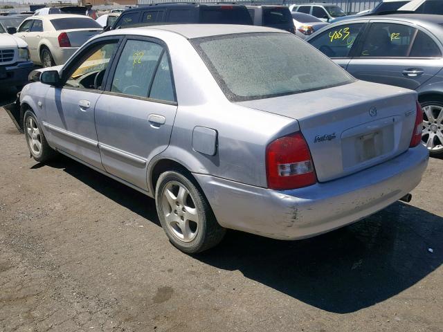 JM1BJ225621631357 - 2002 MAZDA PROTEGE DX SILVER photo 3