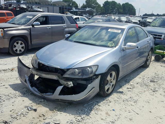 JH4KB16565C006451 - 2005 ACURA RL BLUE photo 2