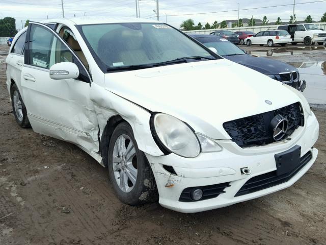 4JGCB65E78A075360 - 2008 MERCEDES-BENZ R 350 WHITE photo 1