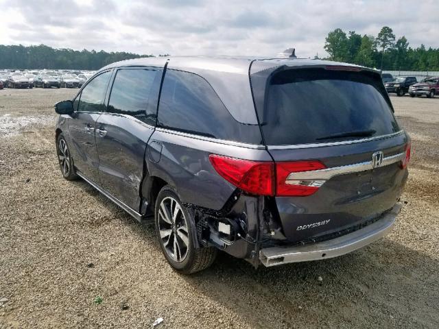 5FNRL6H92JB044508 - 2018 HONDA ODYSSEY EL GRAY photo 3