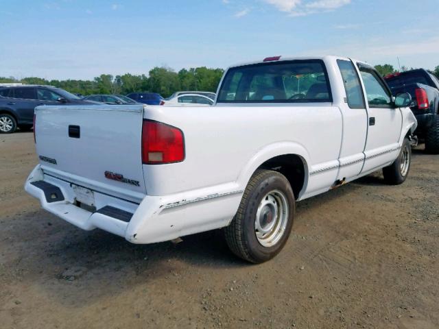 1GTCS1947SK541072 - 1995 GMC SONOMA WHITE photo 4