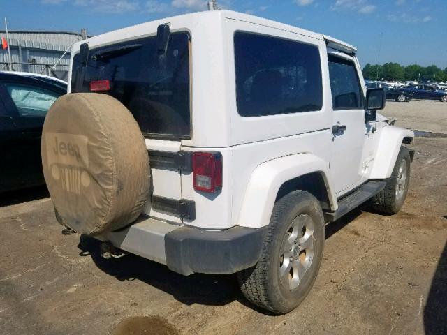 1C4AJWBG5FL532043 - 2015 JEEP WRANGLER S WHITE photo 4