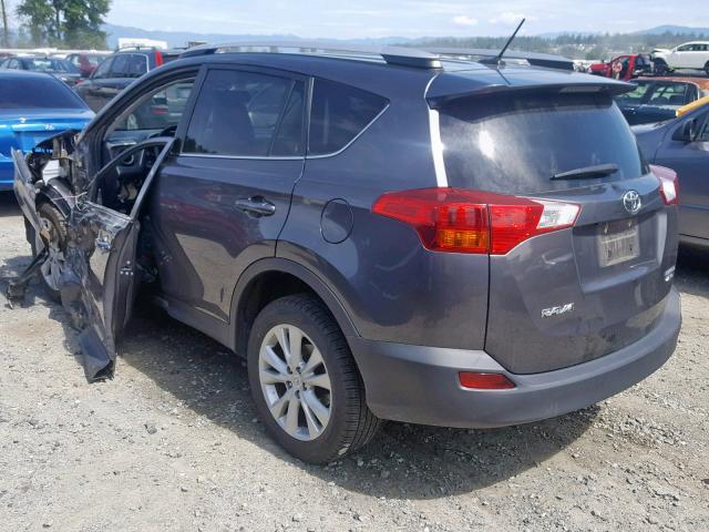 2T3DFREV2EW192193 - 2014 TOYOTA RAV4 LIMIT GRAY photo 3