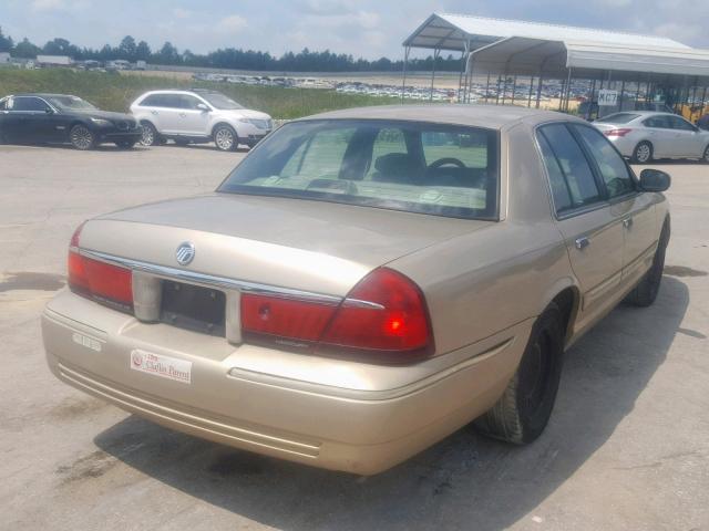 2MEFM74W4YX694211 - 2000 MERCURY GRAND MARQ BEIGE photo 4