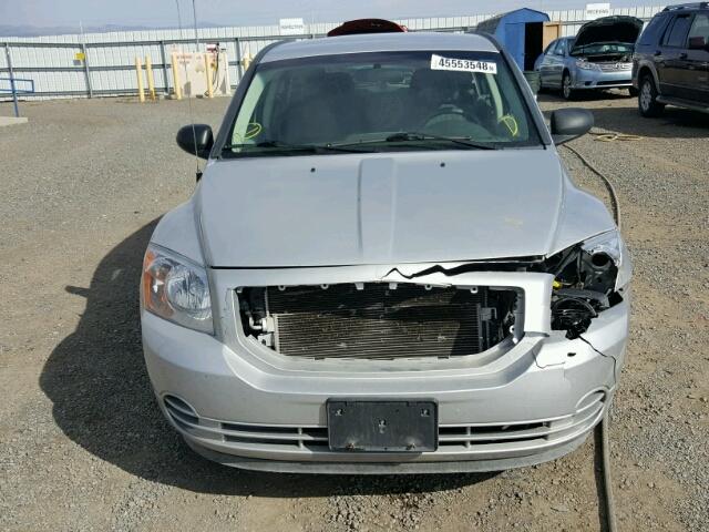 1B3HB28C17D331150 - 2007 DODGE CALIBER SILVER photo 9