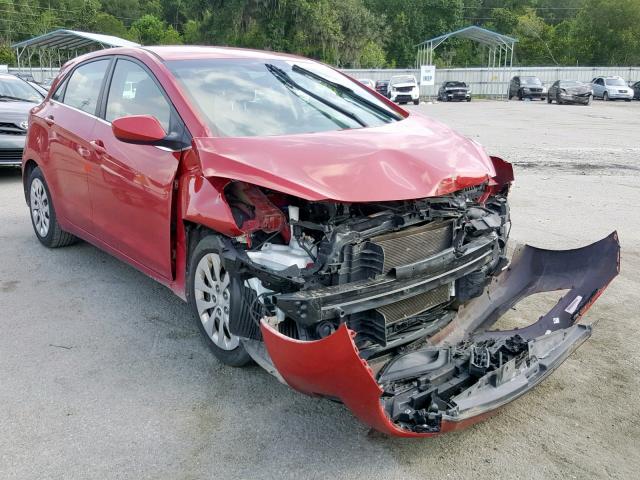 KMHD35LH0GU256113 - 2016 HYUNDAI ELANTRA GT RED photo 1