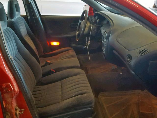 1G2WJ52K2XF244330 - 1999 PONTIAC GRAND PRIX RED photo 5