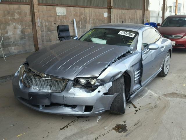 1C3AN69L04X007182 - 2004 CHRYSLER CROSSFIRE SILVER photo 2