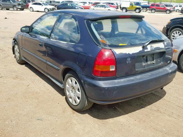 2HGEJ6341WH118648 - 1998 HONDA CIVIC DX PURPLE photo 3