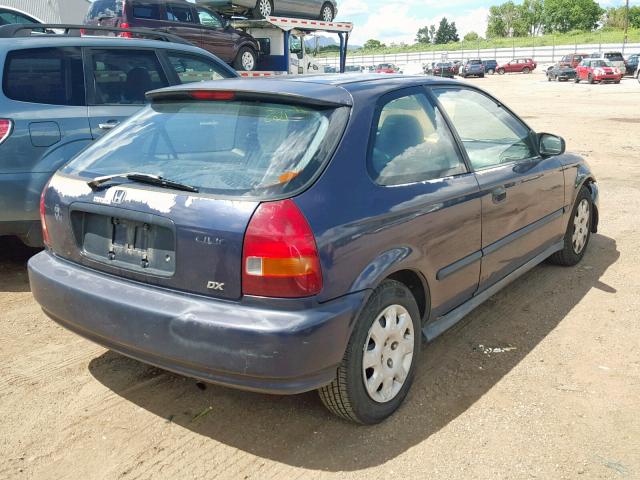 2HGEJ6341WH118648 - 1998 HONDA CIVIC DX PURPLE photo 4