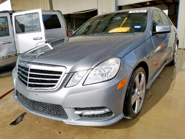 WDDHF5KB0CA637097 - 2012 MERCEDES-BENZ E 350 SILVER photo 2