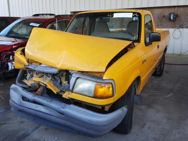 1FTCR10A9VUC57644 - 1997 FORD RANGER YELLOW photo 2