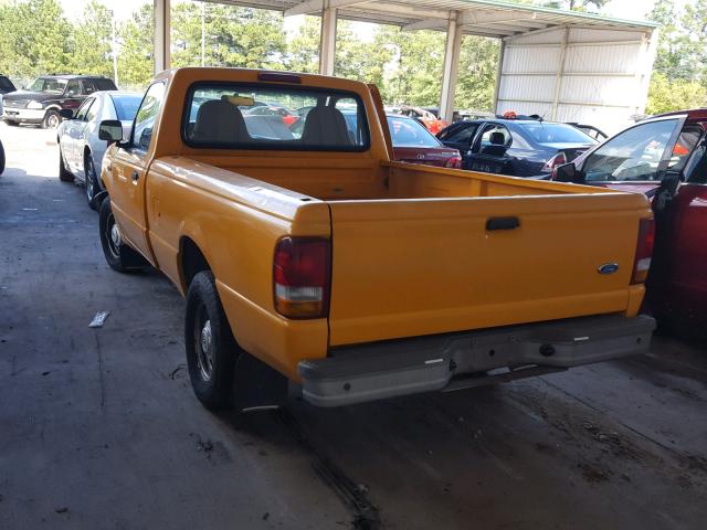 1FTCR10A9VUC57644 - 1997 FORD RANGER YELLOW photo 3