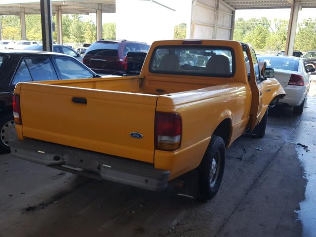 1FTCR10A9VUC57644 - 1997 FORD RANGER YELLOW photo 4