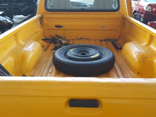 1FTCR10A9VUC57644 - 1997 FORD RANGER YELLOW photo 6