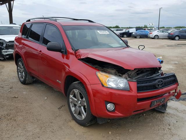 2T3WF4DV3AW031018 - 2010 TOYOTA RAV4 SPORT RED photo 1